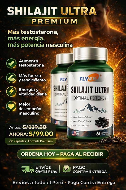 SHILAJIT ULTRA PREMIUM (PARA AUMENTAR TESTOSTERONA) EE.UU