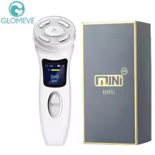 MINI HiFu 4,0 ultrasonido recargable LED térmico EMS microcorriente pulso Lifting facial cuidado de la piel masaje facial dispositivo de belleza